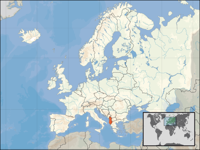 Image:Europe location ALB.png