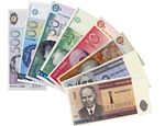 Estonian currency: banknotes.