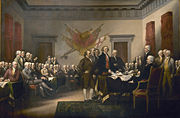 Declaration of Independence, by John Trumbull, 1817–18