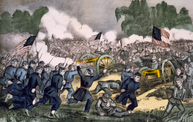 Image:Battle of Gettysburg, by Currier and Ives.png