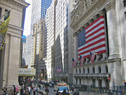 Wall Street is home to the New York Stock Exchange (NYSE)
