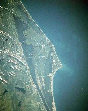 Cape Canaveral from space, August 1991