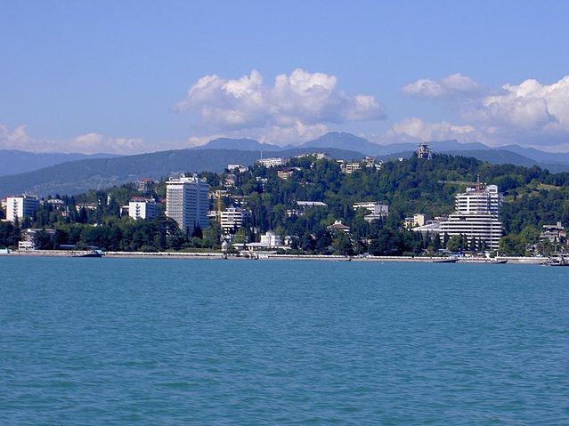 Image:View on Sotsji from black sea.jpg