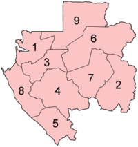 Provinces of Gabon