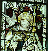 St.David, celebrated Welsh ascestic