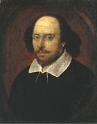 William Shakespeare, the English poet and playwright widely regarded as the greatest writer in the English language and one of the greatest in Western literature.