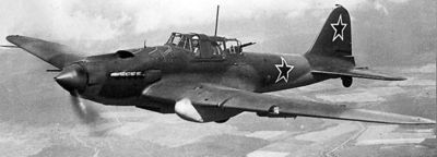 Ilyushin Il-2, formidable Soviet ground attack aircraft that specialized in destroying German armor