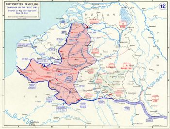 The German advance until 21 May 1940