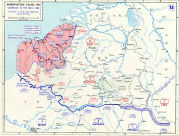 Situation on June 4, 1940 and actions since May 21.