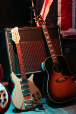 Lennon's guitars.