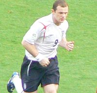 Rooney playing for England