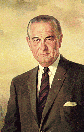 Official White House portrait of Lyndon B. Johnson