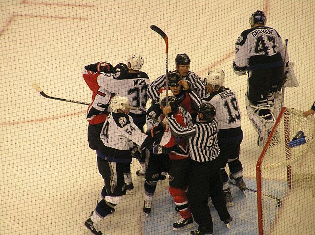 Image:Ottawa v Tampa Bay refs goal fight April 22 2006.jpg