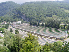 A trout farm in Sochi, Russia.