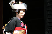 A bride at a Shinto wedding in Kamakura