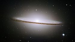 The Sombrero Galaxy, an example of an unbarred spiral galaxy.  Credit:Hubble Space Telescope/NASA/ESA.