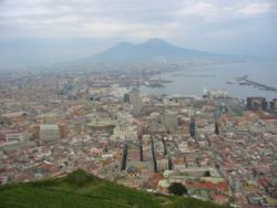 Towering over the city of Naples, Vesuvius is dormant but certainly not extinct