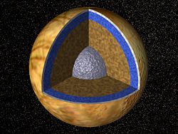 Europa, due to the ocean under its icy crust, might host some form of microbial life.