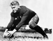 Ford as a University of Michigan football player, 1933