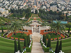 Bahá'í gardens in Haifa, Israel.