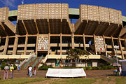 Exterior of the 60,000 capacity Moi International Sports Centre.