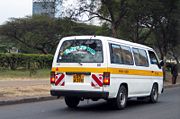 A Nairobi Matatu, after the regulation changes.