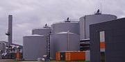 Anaerobic digestion component of Lübeck mechanical biological treatment plant in Germany, 2007