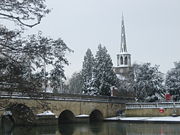 Wallingford Bridge and St Peter's Church