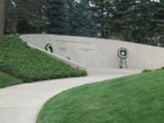 President Ford's tomb at his Presidential Museum in Grand Rapids, Michigan.