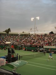 Henman (right) lost his first round 2006 Australian Open match to Russian Dmitry Tursunov.