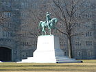 Memorial to Washington at the United States Military Academy.