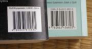 ISBN number with barcode.