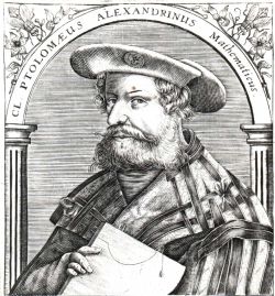 The mathematician Claudius Ptolemy 'the Alexandrian' as imagined by a 16th century artist