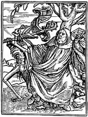 "The Abbot", from the Dance of Death, by Hans Holbein the Younger