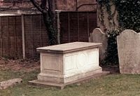 Grave of Edmond Halley