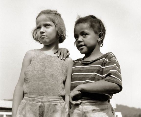 Image:Two young girls at Camp Christmas Seals.jpg