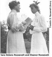 Eleanor and her future mother-in-law Sara Delano Roosevelt in 1904