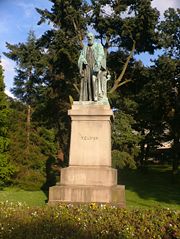 Statue of Lord Kelvin;  Belfast Botanic Gardens.