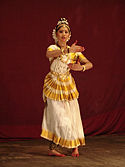 A mohiniaattam performance.