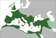 The Roman Empire at its greatest extent