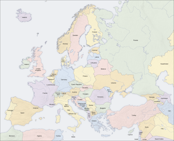 Image:Europe countries map en.png