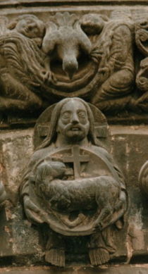 Depiction of Trinity from Saint Denis Basilica in Paris.