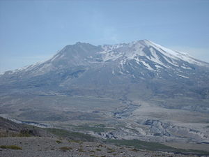 Mt. St. Helens in 2007. Viewed from Johnston Ridge Observatory.