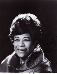 Ella Fitzgerald in 1968. Photo courtesy of the Fraser MacPherson estate