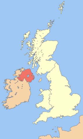 Image:Uk map northern ireland.png