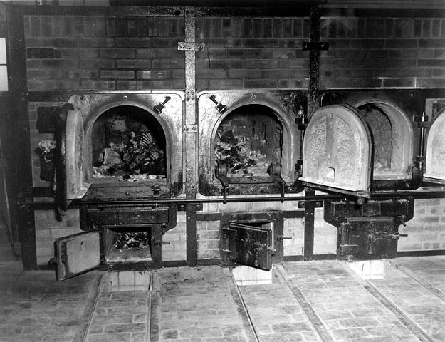 Image:Bones of anti-Nazi German women still are in the crematoriums in the German concentration camp at Weimar, Germany.jpg