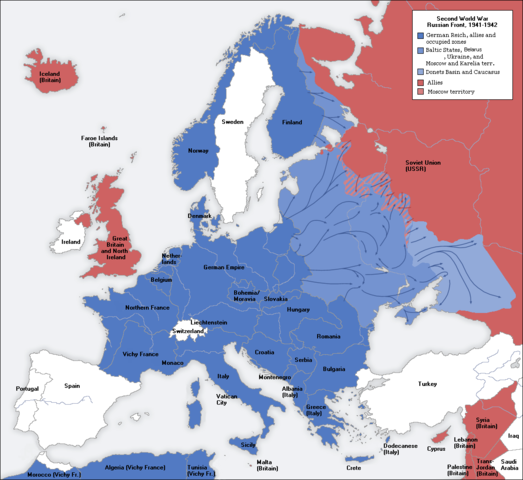 Image:Second world war europe 1941-1942 map en.png