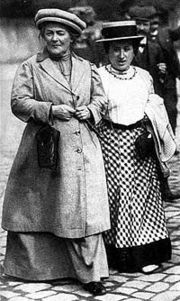 Clara Zetkin and Rosa Luxemburg, 1910