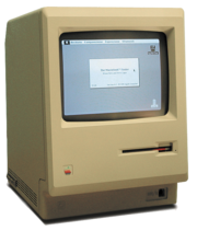 The Macintosh 128K, the first Macintosh computer
