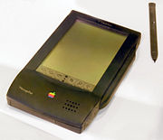 The Apple Newton was Apple's first foray into the PDA markets, as well as one of the first in the industry. A financial flop, it helped pave way for the Palm Pilot and Apple's own iPhone in the future.